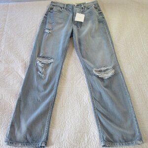 Kancan Jeans 27 90's Boyfriend Blue Light Wash Distressed 7
